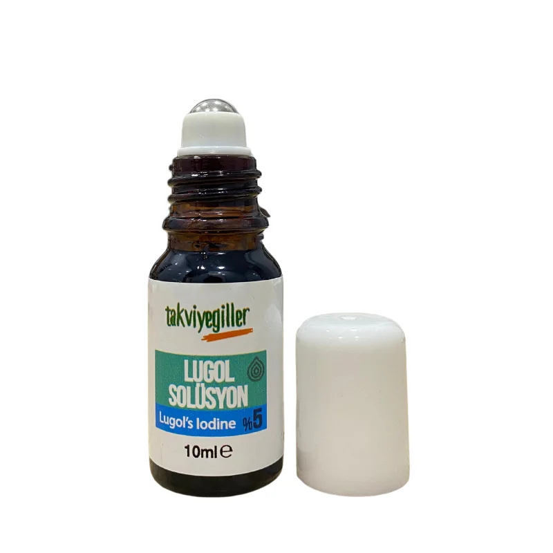 %5 Lugol İyot Roll-On Şişe 10 ml. Solüsyon