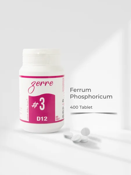 Zerre Schüssler Doku Tuzu No.3 - Ferrum Phosphoricum 400 Tablet