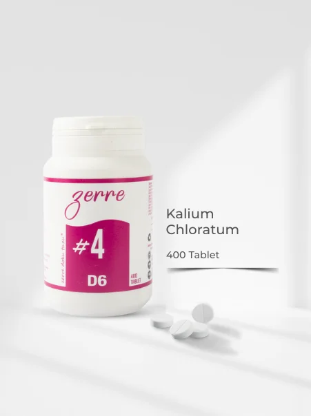 Zerre Schüssler Doku Tuzu No.4 -  Kalium Chloratum 400 Tablet