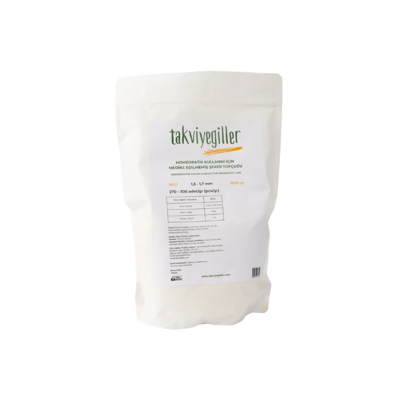 Takviyegiller 1 Numara (Globul) Sükroz Küreleri 1000 gr.