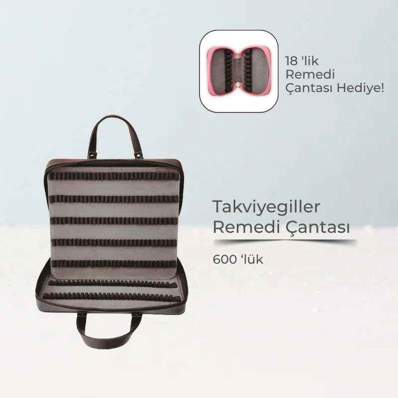 Takviyegiller 600’lü Doğal Destek ve Organizasyon Çantası + 18’li Çanta Hediye!